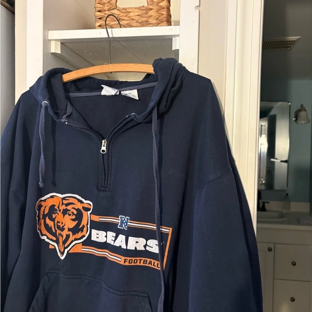 Men's Navy Blue Bears Hoodie Sweater
